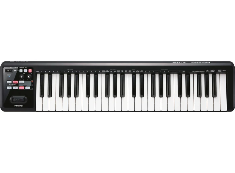 Roland A-49 Black Midi Keyboard Controller 49 